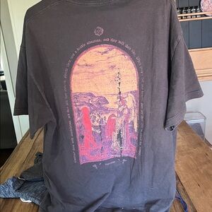 Empyre Graphic Tee with Angel and Figure Design 100% Cotton XL